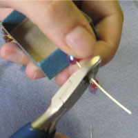fold pin secure bead